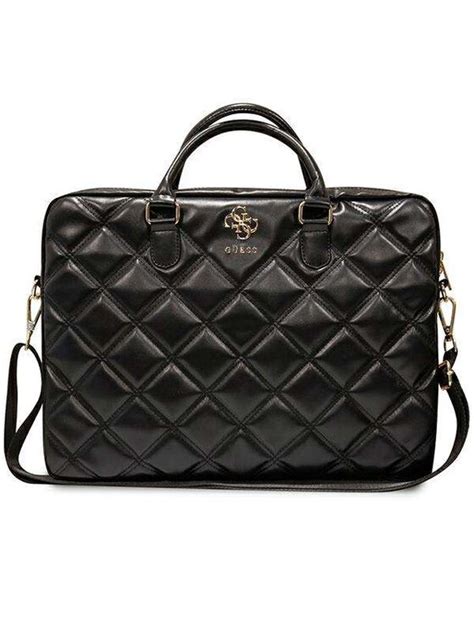 Guess Torba Na Laptopa Quilted G Czarny Modivo Pl