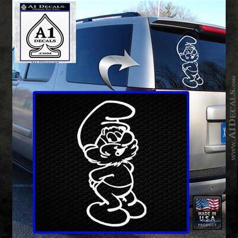 List 97+ Pictures Smurf Stickers For Cars Stunning