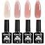 TOMICCA Vernis Semi Permanent Rose Nude Set 8ml 6 Couleurs Vernis à