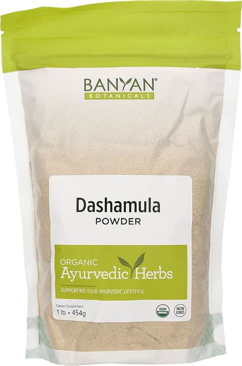 Buy Banyan Botanicals Dashamula Powder Certified Organic 1 Pound A