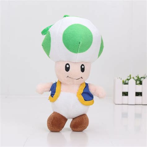 2019 7inches Super Mario Bros Mushroom Plush TOAD Plush Toy 18cm Yellow ...