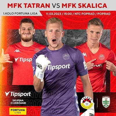 MFK Tatran Liptovský Mikuláš MFK Skalica Fortuna liga TicketLIVE