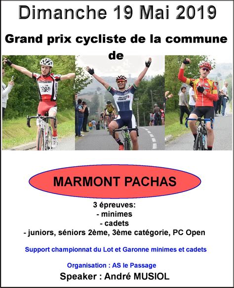 Sud Gironde Cyclisme Les Engag S De Marmont Pachas