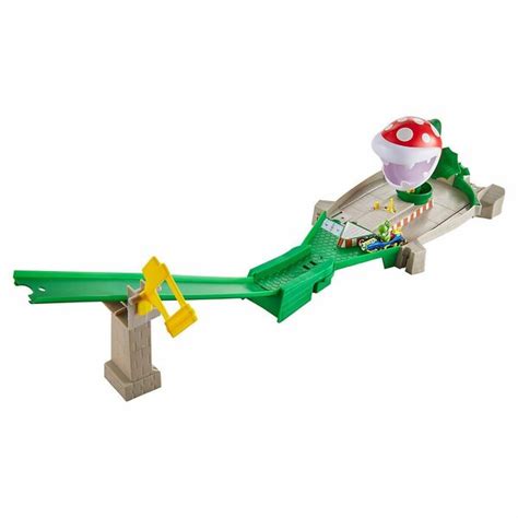 Mattel Autorennbahn Hot Wheels Mario Kart Piranha Pflanzen Trackset Von OTTO Ansehen