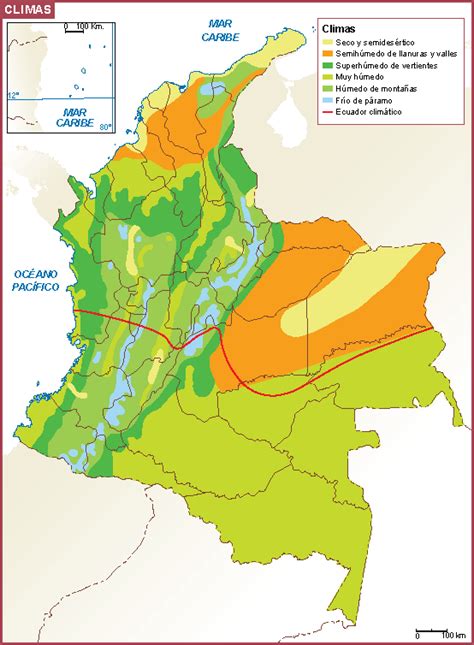 Conoce Las Regiones De Colombia Mapa Clim Tico De Colombia The Best