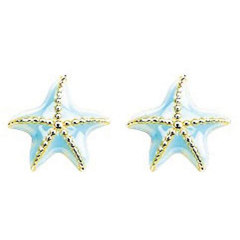 Boucles D Oreilles Etoiles De Mer Or 375 1000 Jaune 9K 3 SUISSES