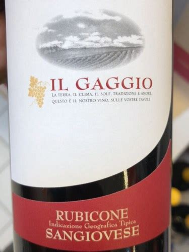 Il Gaggio Sangiovese Rubicone Vivino