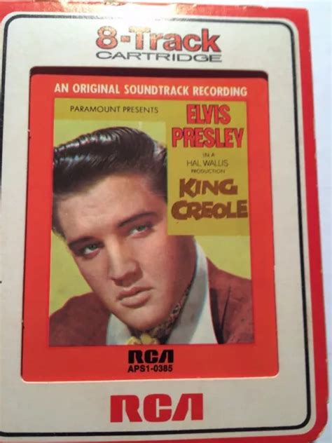 ELVIS PRESLEY KING CREOLE ORIGINAL SOUNDTRACK 8 TRACK TAPE RARE 1958