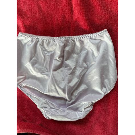 Vintage S Bali Satin Lace Hi Cut Bikini Panty M Bra D Set Etsy