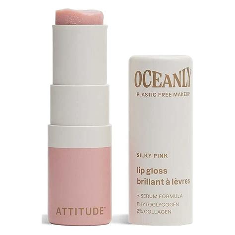 Attitude Oceanly Plastic Free Sheer Lip Gloss Stick Titanium Dioxide