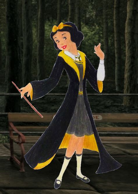 Snow White in Hufflepuff - Disney Hogwarts Photo (39936916) - Fanpop