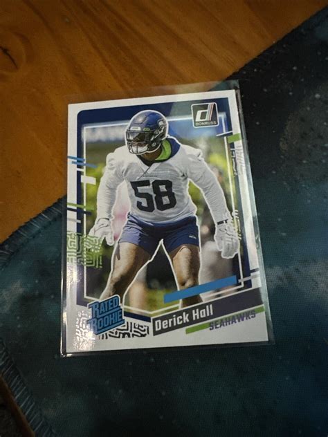 2023 Donruss Rated Rookies 388 Derick Hall Seattle Seahawks EBay