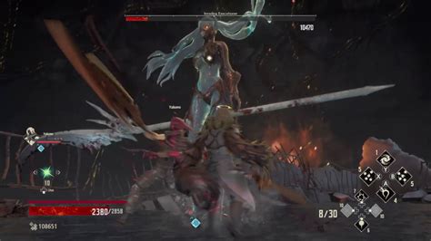 Code Vein Ng Invading Executioner Boss Fight Youtube