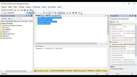 SQL Banco De Dados Como Criar Um Banco E Uma Tabela Curso Online