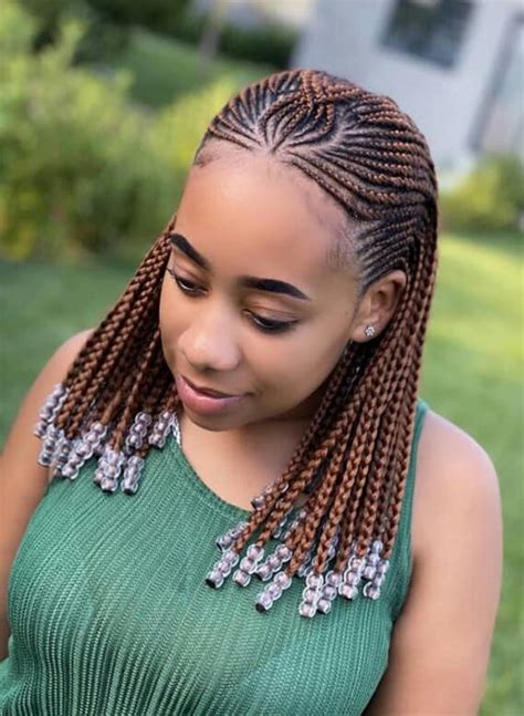 Box Braids With Beads