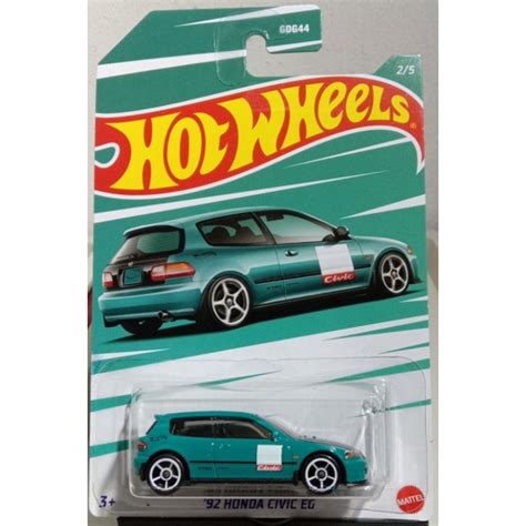 Hot Wheels 92 Honda Civic EG From Honda Series Shopee Malaysia