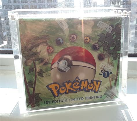 Pokemon Jungle 1st Edition Booster Box Vintage With Seal Empty Values - MAVIN