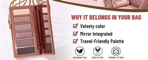 Amazon SUSIKEKI Colors Mini Eyeshadow Makeup Palette Rosy Neutral Nude Eye Shadow