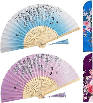 Amazon Omytea Folding Hand Fans For Women Chinese Japanese