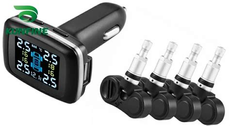 Smart Car Tpms Tyre Pressure Monitoring System Cigarette Lighter