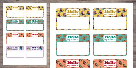 Halloween Name Tags Twinkl Party Teacher Made Twinkl 43 OFF