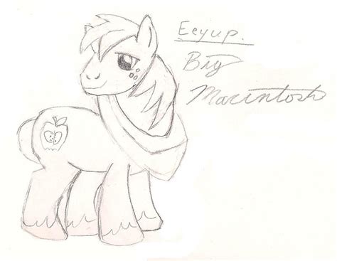 Big Mac Sketch By Zephyr Blitz Brony On Deviantart