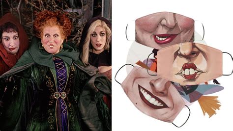 Become A Witchy Sanderson Sister With Hocus Pocus Face Masks Nerdist