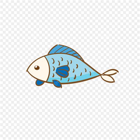 Pez Peque O Vector De Dibujos Animados Pescado Azul Png Dibujos Pez