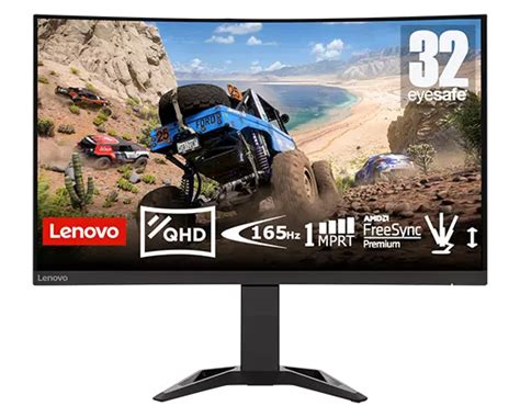 Lenovo G Qc K Qhd Curved Gaming Monitor With Eyesafe Va