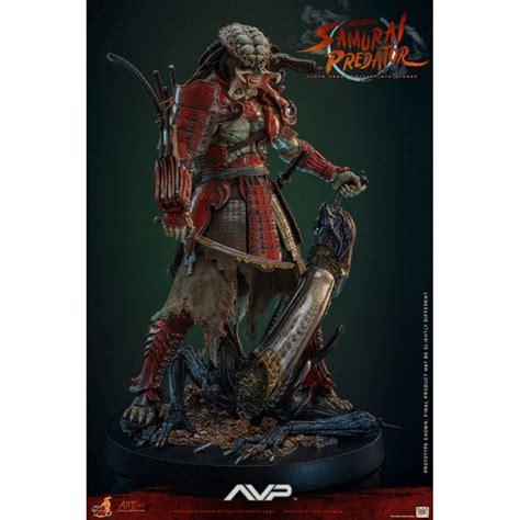 AKAONI SAMURAI PREDATOR ALIEN VS PREDATOR ARTIST COLLECTION 1 6 HOT TOYS FRIKANIME