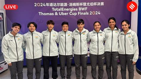 Uber Cup 2024 Live: India Takes on China in Group A Showdown - Archysport