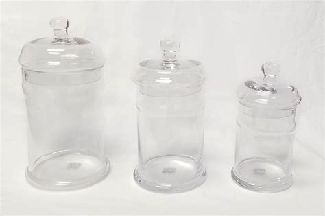 Twos Company 3 Piece Apothecary Jar Set Home And Kitchen