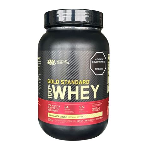 Proteina Whey Gold Standard Libras Sabor Vainilla Optimum Nutrition