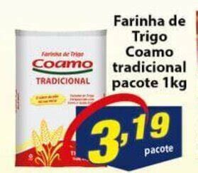 Farinha De Trigo Coamo Tradicional Pacote Kg Oferta Na Vencedor Atacadista