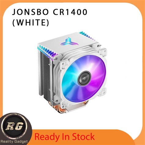 READY STOCK Jonsbo CR 1400 White Version 4 Heat Pipe Tower CPU Cooler