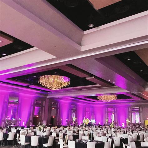 Grand Ballroom At The Hyatt Regency New Orleans Uplighting And Decor