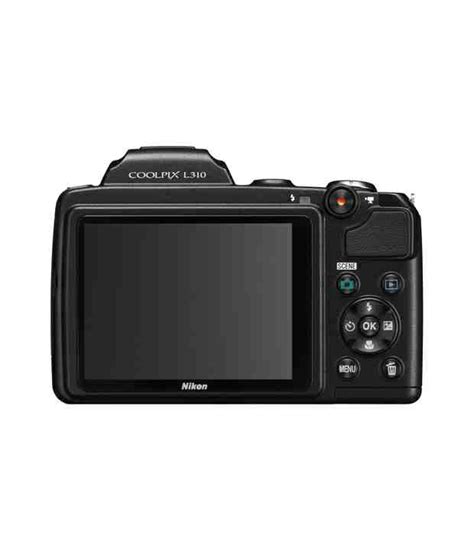 Nikon Coolpix L310 14.1MP Semi-SLR Camera (Black): Price, Review, Specs & Buy in India ...