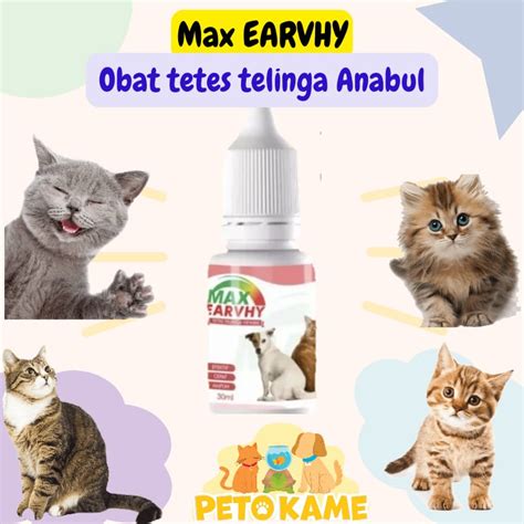 Jual Max Earvhy Ml Obat Tetes Telinga Untuk Kutu Di Kucing Dan