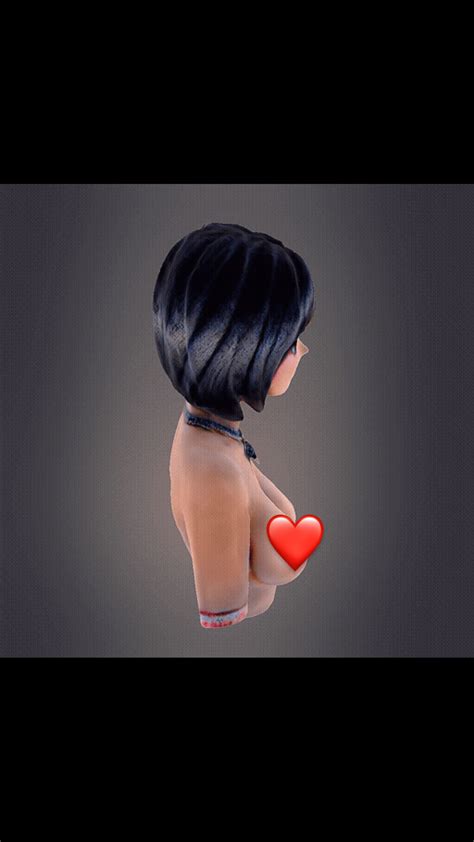 Sexy Naked Anime Girl Bust D Model D Printable CGTrader