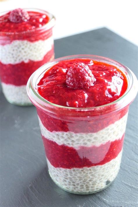 Pudding De Chia La Framboise En Avec Images Recette Chia