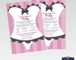 Convite Ch De Lingerie No Elo Afeto E Letras Por Gabriella Dos Santos E Veronica Fe E