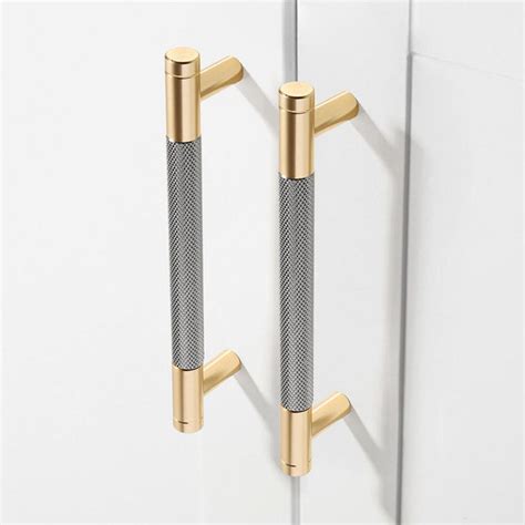 Goldenwarm Modern Gold Furniture Door Handles