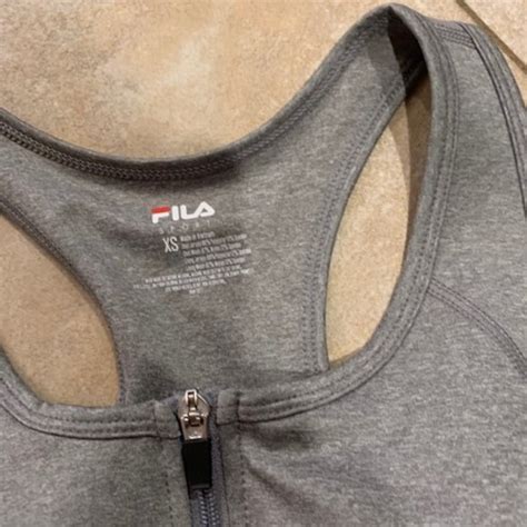 Fila Intimates And Sleepwear Fila Sports Bra Xs Nwt Gray Poshmark