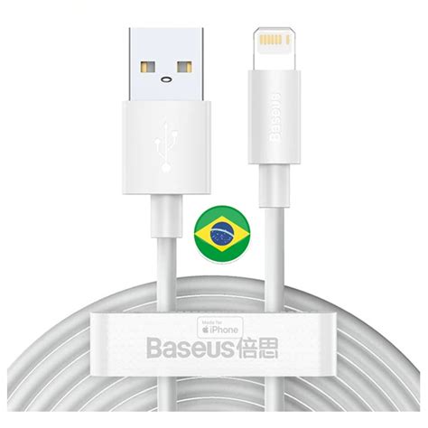 Cabo Usb Lightning Baseus Iphone Carregamento R Pido M Faz A Boa