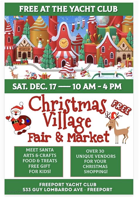 Christmas Village Fair & Market at the Freeport Yacht Club