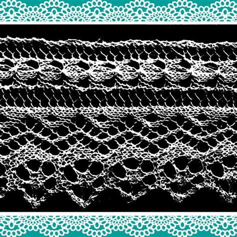 Knitted Lace Edgings Etsy