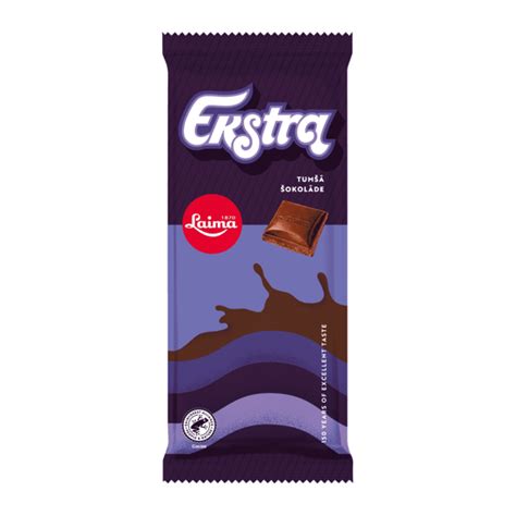 EKSTRA Dark Chocolate, Laima 90g - Russian Food Online Shop "Babushka"
