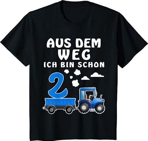 Kinder 2 Geburtstag Junge Ich Bin Schon 2 Jahre Traktor Trecker T