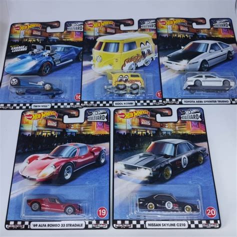 Hot Wheels Boulevard Garage Of Legends Toyota Ae Trueno Kool Combi Set Of Shopee Singapore