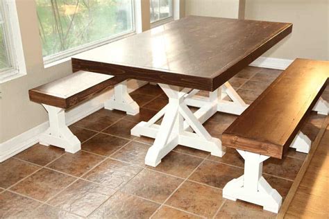 How to Build a DIY Farmhouse Dining Table - TheDIYPlan